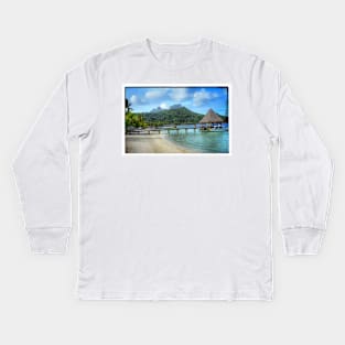 Bora bora Kids Long Sleeve T-Shirt